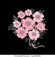 Mazzi di fiori con consegna internazionale oggi. Vettore Stilizzato Fiore Fondo Mazzolino Astratto Camelia Leaves Illustrazione Invito Elegante Saluti Floral Canstock