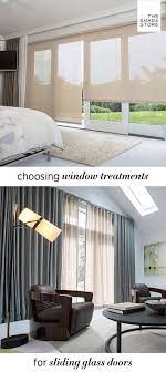 Burlap has a rustic charm and also blocks quite a bit of light from entering the home. 57 Glass Sliding Door Window Treatments Ideas Sliding Door Window Treatments Door Window Treatments Door Coverings