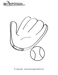 These alphabet coloring sheets will help little ones identify uppercase and lowercase versions of each letter. Baseball Glove Coloring Page Printable Baseball Glove Sports Coloring Pages Coloring Pages