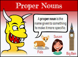 Proper Nouns What Are Proper Nouns