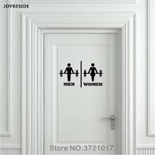 49 inspiring bathroom design ideas. Joyreside Men Women Weight Unisex Restroom Bathroom Toilet Door Wall Decal Vinyl Sticker Funny Decor Muscles Gym Workout Xy095 Wall Stickers Aliexpress