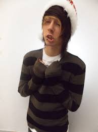 Ermehgerd Santa Hat Positive Cory Emo Scene Punk Male Guy Boy Cute Cute Emo Boys Hot Emo Guys Scene Guys