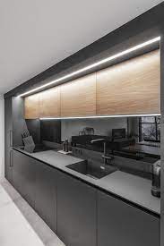 Smallkitchen Gallery Of Minimalistic Industrial Loft Idwhite 44 In 2020 Kitchen Room Design Kitchen Furniture Design Industrial Style Kitchen