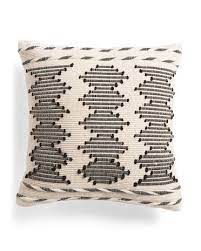 20x20 Embroidered Pillow Throw Pillows T J Maxx In 2020 Throw Pillows Aztec Pillows Pillows