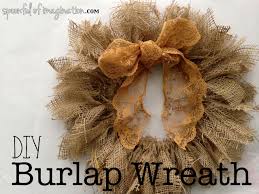 Burlap wreaths are the ideal front door decoration—they're super simple to make make your basic wreath with some burlap ribbon and you've got the perfect base for your favorite seasonal touches. Diy Easy Burlap Wreath Spoonful Of Imagination