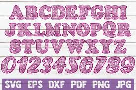 Download Mandala Alphabet And Numbers Graphic By Mintymarshmallows Creative Fabrica PSD Mockup Templates