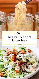 30 Make Ahead Lunches You Can Prep And Pack Tonight Quick Healthy Lunch Healthy Lunches For Work Healthy Packed Lunches