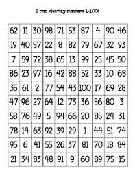 mixed up numbers charts