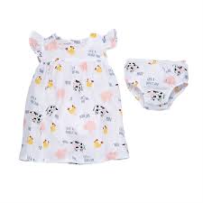 Muslin Farm Animal Dress