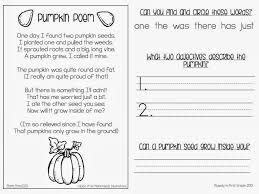 Pumpkins Poetry For Kids Pumpkin Poem First Grade