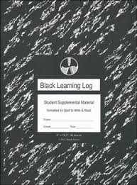 Black Learning Log Formatted For Spell To Write And Read 9781880045466 Christianbook Com