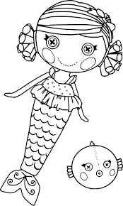 Lol coloring pages from the creators of lalaloopsy num noms and bratz comes lol. Lalaloopsy Mermaid Doll Coloring Page Mermaid Coloring Pages Puppy Coloring Pages Mermaid Coloring