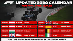 Licensed by formula one world championship limited. Formula 1 Official Formula 1 Announce Dates For First Eight Races Marca In English
