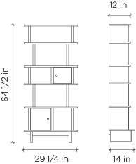 This bookcase was inspired by the original mini library. Vertical Mini Library Oeuf