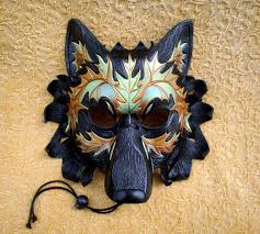 Merimaskdesigns Wolf Mask Leather Mask Cool Masks