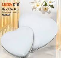 OEM ODM Custom Tinplate Case Storage Container Love Shape ...