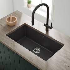 Maybe you would like to learn more about one of these? Vellamo Terra Extra Large 1 Bowl Granite Composite Undermount Kitchen Sink Waste Kit 774 X 434mm Tap Warehouse