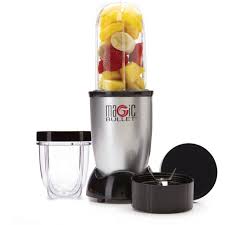 The magic bullet is the original bullet blender from the same brand who makes the nutribullet great for smoothies: Magic Bullet 7 Piece Silver Walmart Com Walmart Com