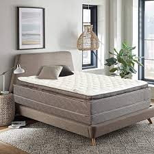 Nutan 13 Inch Full Size Mattress And Box Spring Foam Encased Soft Pillow Top Hybrid Contouring Comfort No Assembly Requ Mattress Mattress Sizes Firm Pillows