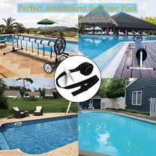 8pcs solar cover reel attachment kit firm sturdy swimming pool solar reel tube. Patio Lawn Garden 8 Buckles Including 8 Straps With Hoop And Loop Tapes Pool Solar Cover Reel Attachment Kit For In Ground Swimming Pool Gekufa Solar Cover Reel Strap Kit 8 Fastener