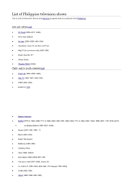 Here's exactly what to write to get top dollar. List Of Philippine Television Shows And History Years In Philippine Television Television Programming Television Network