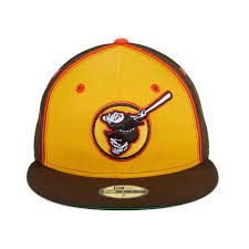 New Era 59fifty San Diego Padres Friar Alternate Rail Hat Gold Brow Hat Club New Era 59fifty San Diego Padres New Era