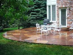 Flagstone patios also have a very natural, organic look due to their shape and earthy shades of browns, reds, grays and blues. Flagstone Patio Ideas The Perfect Outdoor Space Design