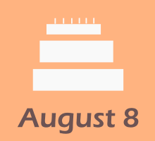 In the picture book happy birthday to you!, dr. August 8 Birthdays