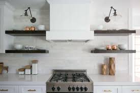chic kitchens with open shelving