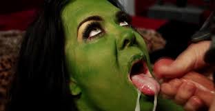 Naughty She Hulk Chyna spreads legs to be fucked balls deep | Any Porn