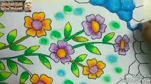 Mewarnai batik mewarnai batik sederhana mewarnai batik mega mendung. Cara Mewarnai Bunga Dengan Oil Pastel Kertasnya Print Di Instagram Youtube