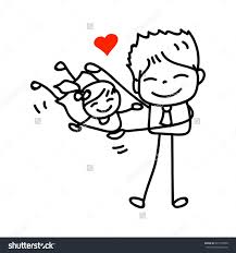 Image Result For Father Daughter Cartoon Cartoon Drawings Drawings How To Draw Hands