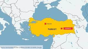 Karta över alla koordinater från wikimap eller osm; Jordbavning I Ostra Turkiet Over 20 Doda 1 000 Skadade Utrikes Svenska Yle Fi