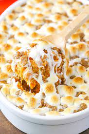 This Delicious Loaded Sweet Potato Casserole Is So Easy To Make Recipe Sweet Potato Recipes Casserole Sweet Potato Casserole Loaded Sweet Potato