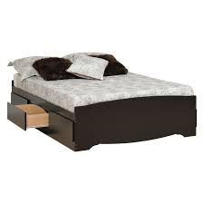 There are lots of types of bed frames found in keeping with the requirements o users which can serve a variety of individual requirements. Prepac Sonoma Black Queen Platform Storage Bed 6 Drawers Brylane Home