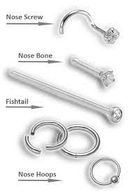 Types Of Nostril Piercing Jewelry Like Nose Screws Nose Bones Nose Ring Jewelry Unique Bridal Jewelry Nose Ring
