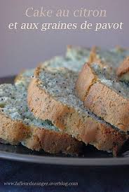 Cake Au Citron Et Aux Graines De Pavot Alimentation Citron Gateau Facile A Faire