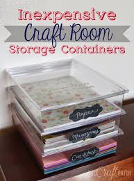 Get inspired with these organizational ideas and gorgeous rooms. Inexpensive Craft Room Storage The Craft Patch