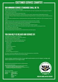 Hbaa299cua 02/18 page 1 of 3. Nssa On Twitter The Nssa Customer Service Charter Lays Out The Standards Of Service We Aim To Provide To You It Also Outlines How You Can Give Feedback On The Quality Of