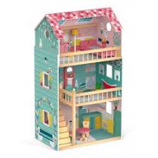 Maison De Poupees Happy Day Janod Maison De Poupee Maison De Poupee En Bois Maison