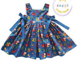 You get double use for the . Girls Alphabet Dress Etsy De