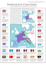 Ephemeral States Of The Napoleonic Period Map Historical Maps Europe Map