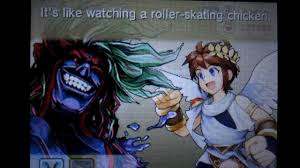 It S Like Watching A Roller Skating Chicken Kid Icarus Uprising Kid Icarus Icarus Kid Icarus Uprising