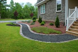 Crushed Stone Walkways With A Few New Bags Of Material Walkway Landscaping Front Yard Walkway Walkways Paths