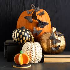 4 ashland brown & gold velvet. Easy No Carve Pumpkin Decorating Midwest Living