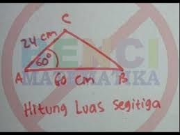 Oleh karenanya, rumus segitiga biasa tidak dapat digunakan di sini. Luas Segitiga Sembarang Dengan Trigonometri Youtube