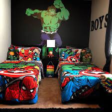 25 Stunning Boy Bedroom Decorations With Marvel Theme Ideas Boys Bedroom Decor Superhero Boys Room Boys Superhero Bedroom