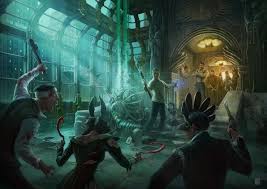 Bioshock Bird Or Cage Meaning Rapture Pablo Mendoza Peces On Artstation At Https Www Artstation Com Artwork Jg68d Bioshock Art Bioshock Game Bioshock