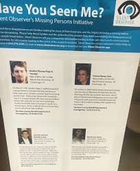 Missing people specialise in bringing missing people back together with their families. Renewed Focus On 4 Missing Persons Cases