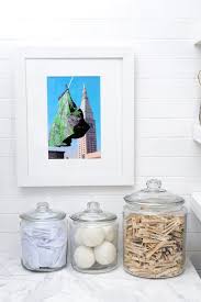 Anchor Hocking Glass Canisters With Glass Lids Laundry Room Inspiration Laundry Room Laundry Room Design